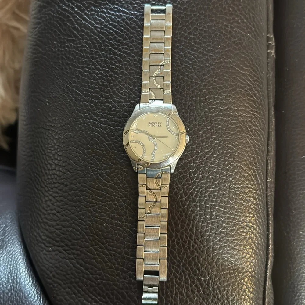 Badgley Mischka elegant silver